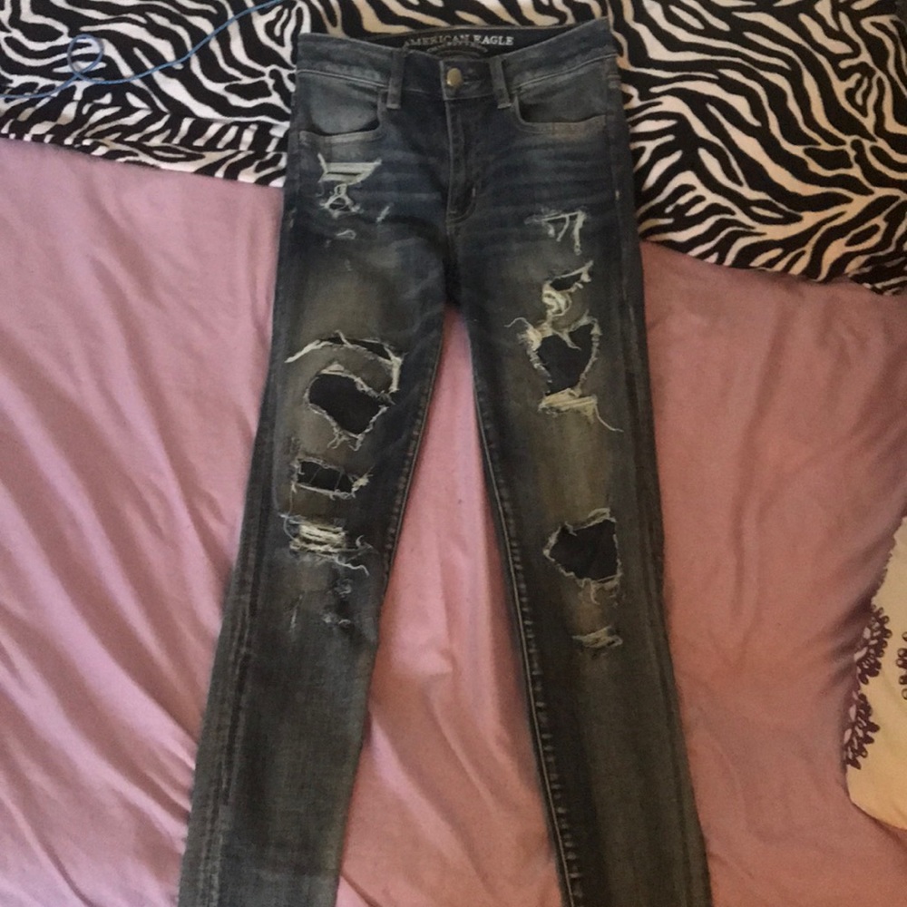 American eagle super super stretch jeans